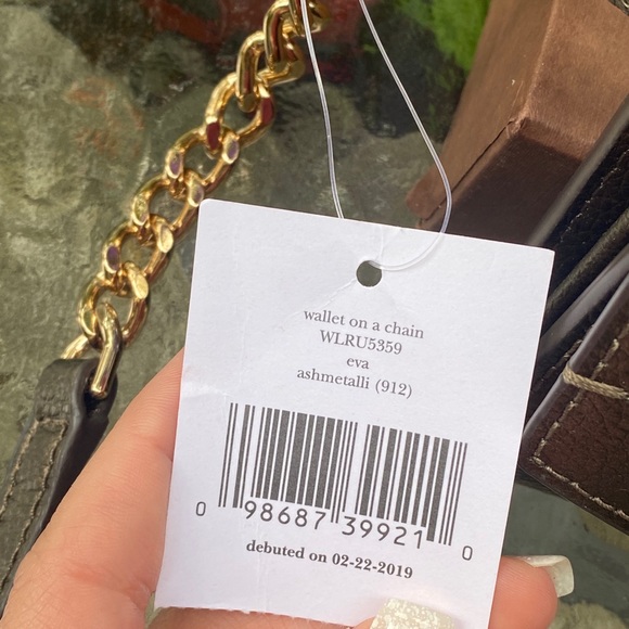 Kate Spade Copper Metallic Wallet Chain Crossbody - Picture 3 of 16